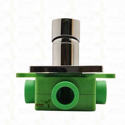 Robinet de douche mitigeur 3 voies PPR chromé 20mm 25mm