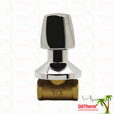 Ventilateur d'arrêt en laiton chromé Ventilateur mondial de style sud-américain A 1/2 "-1"