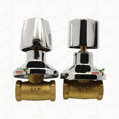 Ventilateur d'arrêt en laiton chromé Ventilateur mondial de style sud-américain A 1/2 "-1"