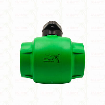 PPR soupape à bille avec manche ondulant et boule de laiton pour système de plomberie 20-63MM personnalisable