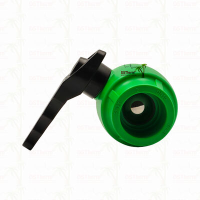 PPR soupape à bille avec manche ondulant et boule de laiton pour système de plomberie 20-63MM personnalisable