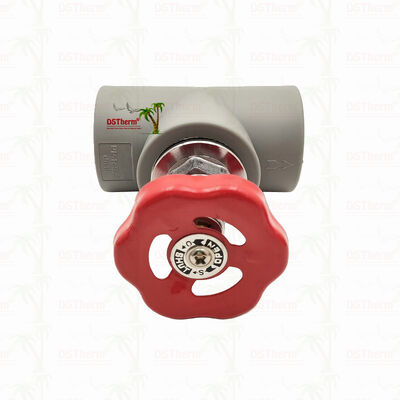 Ventilateur d'arrêt PPR gris chromé avec cartouche en laiton Ventilateur global 20-110 mm