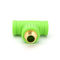 Les garnitures de tuyau ISO15874 en plastique vertes standard égalent pour former les murs intérieurs lisses