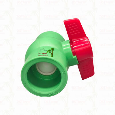 PPR soupape à bille en plastique avec bille en plastique pour système de plomberie 20-63mm Zéro fuite