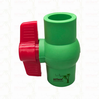 PPR soupape à bille en plastique avec bille en plastique pour système de plomberie 20-63mm Zéro fuite