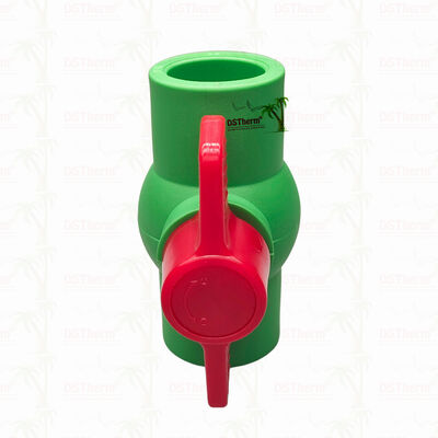 PPR soupape à bille en plastique avec bille en plastique pour système de plomberie 20-63mm Zéro fuite