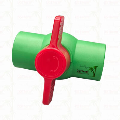 PPR soupape à bille en plastique avec bille en plastique pour système de plomberie 20-63mm Zéro fuite