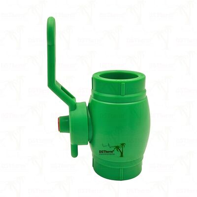 PPRCT soupape à bille PPR soupape à bille en laiton avec poignée en fer PN25 20-63 mm personnalisable
