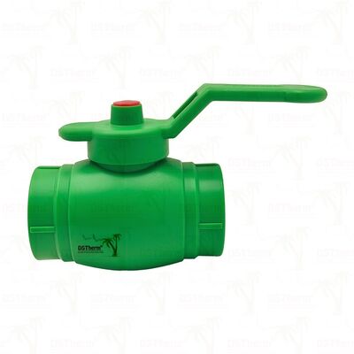 PPRCT soupape à bille PPR soupape à bille en laiton avec poignée en fer PN25 20-63 mm personnalisable
