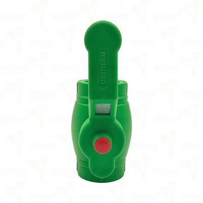 PPRCT soupape à bille PPR soupape à bille en laiton avec poignée en fer PN25 20-63 mm personnalisable