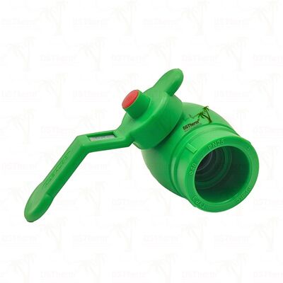 PPRCT soupape à bille PPR soupape à bille en laiton avec poignée en fer PN25 20-63 mm personnalisable