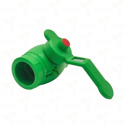 PPRCT soupape à bille PPR soupape à bille en laiton avec poignée en fer PN25 20-63 mm personnalisable
