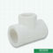 Garnitures de tuyau blanches sanitaires de Ppr réduisant l'approvisionnement en eau en plastique d'accessoires de tuyau de taille de pièce en t