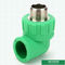 Les garnitures de tuyau flexibles de 90° Ppr, mâle adapté aux besoins du client de couleur ont fileté le coude Iso9001