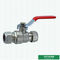 Le robinet à tournant sphérique fournisseur de couleur de valves de tuyau de PEX de l'eau moyenne en laiton de poids a adapté le robinet aux besoins du client à tournant sphérique en laiton forgé