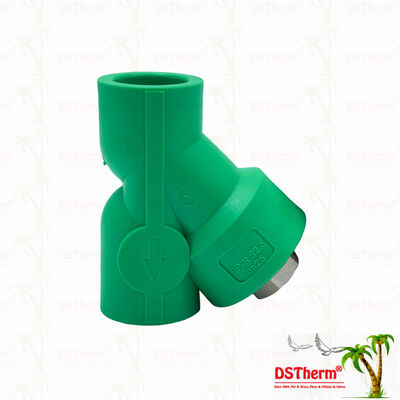 Valve de filtrage en forme de Y compacte PN25 20 ∼ 32 mm pour les systèmes d'eau