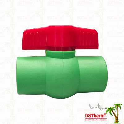 PPR soupape à bille en plastique avec bille en plastique pour système de plomberie 20-63mm Zéro fuite