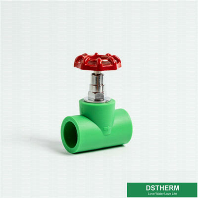 Isolation thermique en plastique cachée de soupape d'arrêt de couleur multi de soupape d'arrêt de soupape d'arrêt de PPR