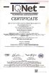 LA CHINE DSTHERM INDUSTRIAL LIMITED certifications
